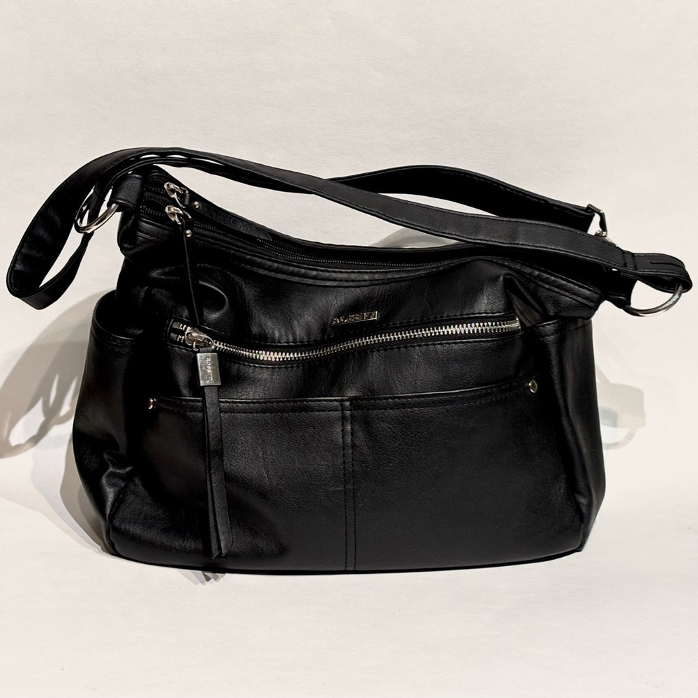 Rosetti Black Drew Convertible Coho Handbag Shoulder Bag